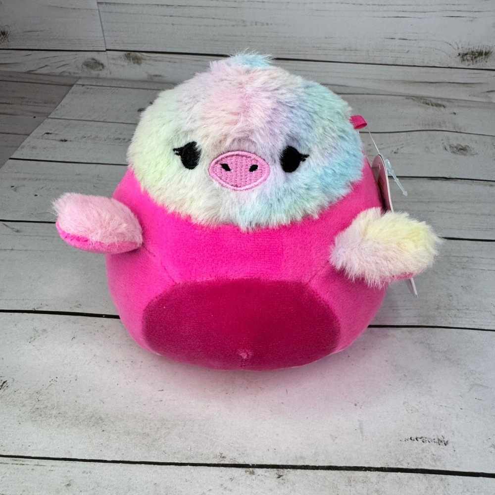 Squishmallows Abilene Ostrich 5" Tie‎ Dye Plush Kellytoy NWT